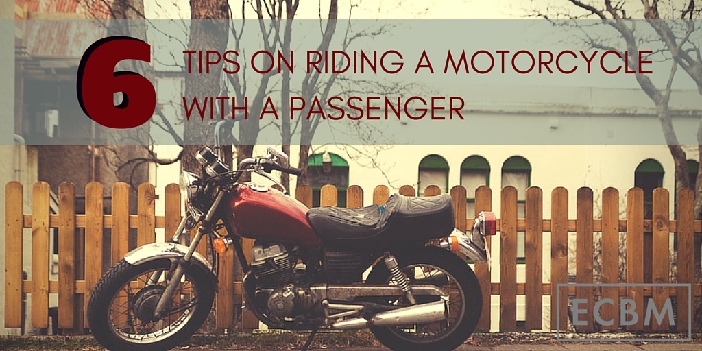 How old do you have to be to ride as a passenger on a motorcycle?
